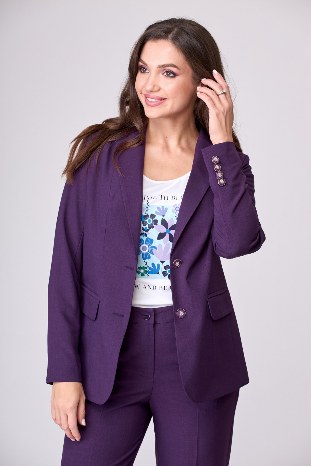 Костюм БелЭльСтиль 205+596 фуксия - фото 5